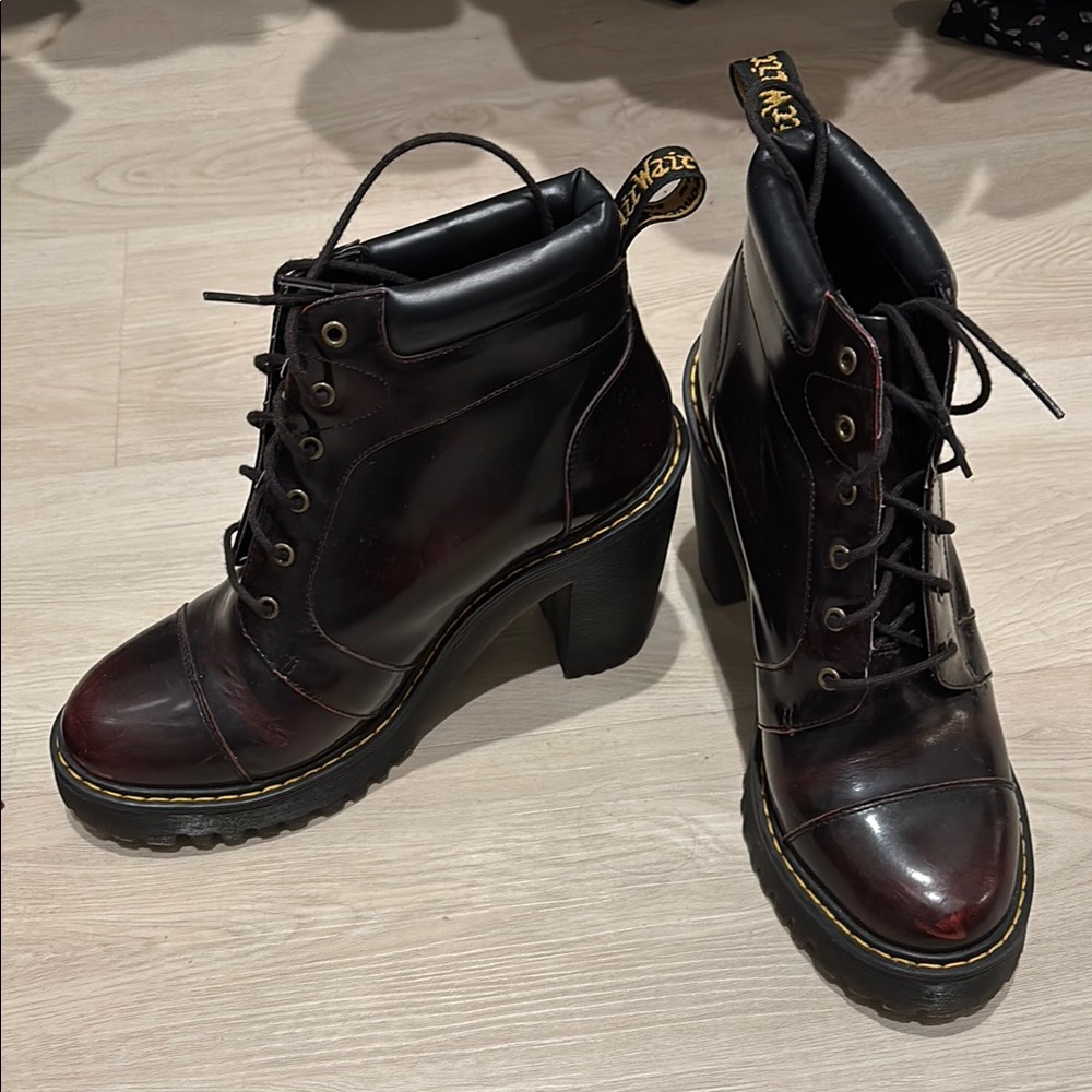 Dr. Martens Women's Black Leather Boots
